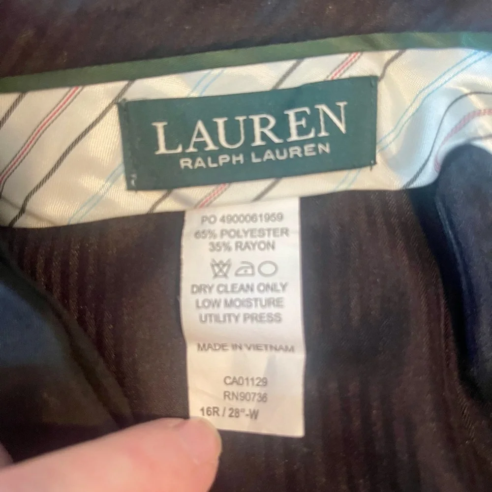 Lauren Ralph Lauren Boys Black Dress Dress‎ Pants